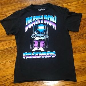 Deathrow Record T-Shirt Tupac Snoop Dogg Rap Tee Merch